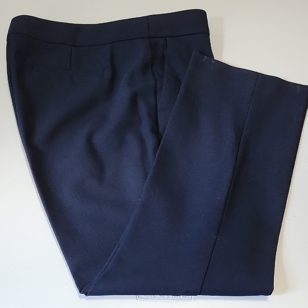 EUC J Crew Campbell Sz8 Classic Navy Blue Trousers